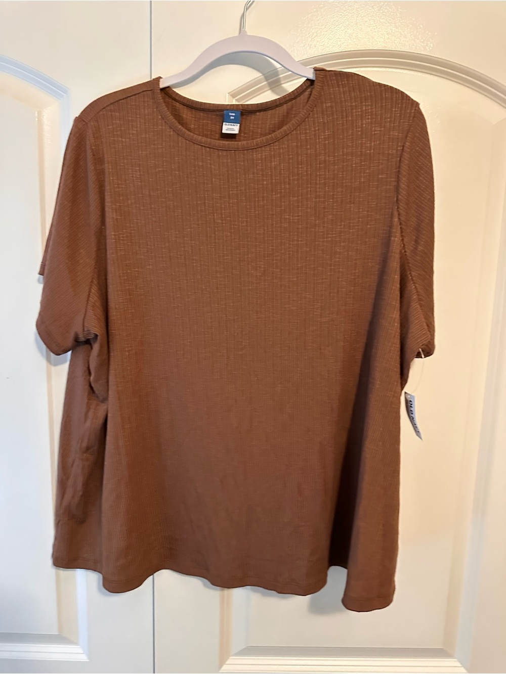 Old Navy Women's Short Sleeve Crewneck Tee - Brown